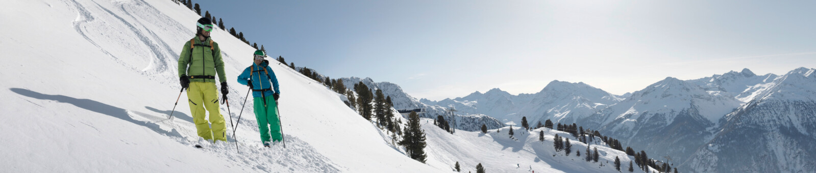     Skiing in the Oetztal Valley in Tirol 